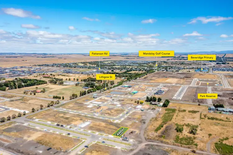 Third view of Homely land listing, 25 Murray Street, Beveridge VIC 3753