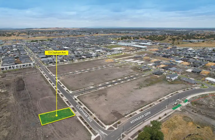 Third view of Homely land listing, 72 Clapham Avenue, Wollert VIC 3750