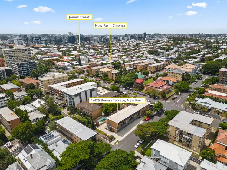 Third view of Homely apartment listing, 1/425 Bowen Terrace, New Farm QLD 4005
