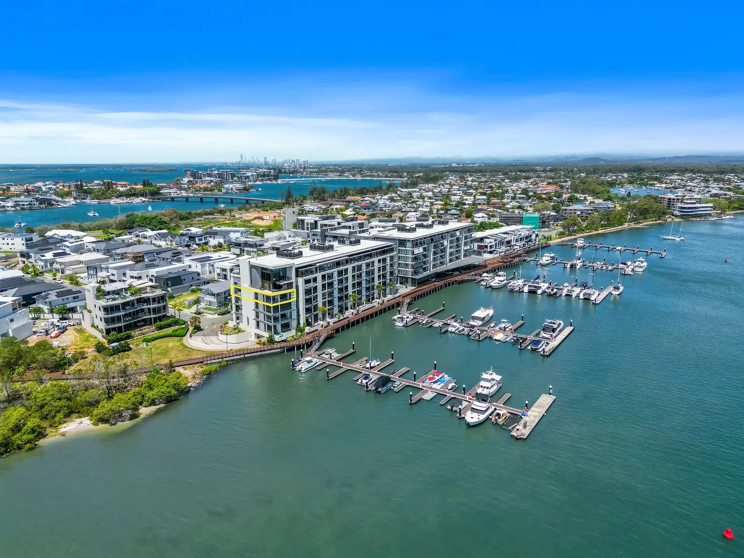 Main view of Homely apartment listing, 6401/6 Marina Promenade, Paradise Point QLD 4216