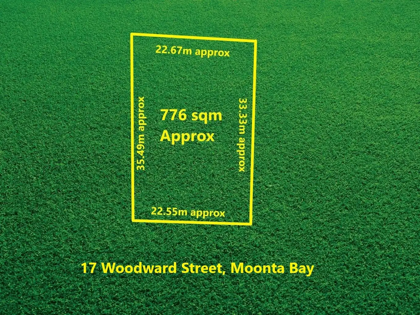 Main view of Homely land listing, 17 Woodward Street, Moonta Bay SA 5558