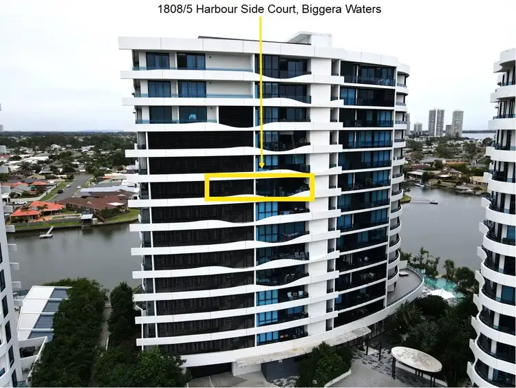 Fifth view of Homely house listing, 1808/5 Harbour Side Court, Biggera Waters QLD 4216
