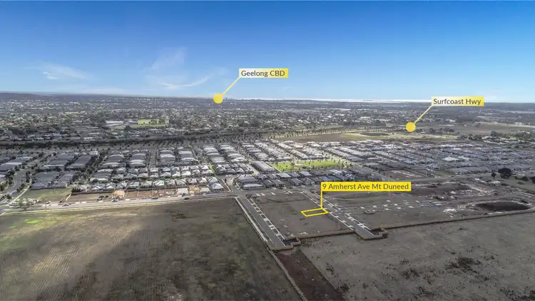 Third view of Homely land listing, LOT 107, 9 Amherst Avenue, Mount Duneed VIC 3217