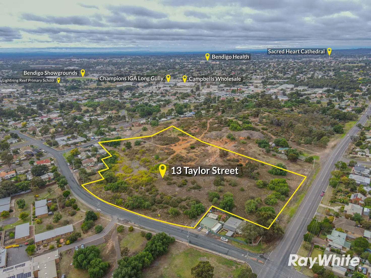 Main view of Homely land listing, 13 Taylor Street, Long Gully VIC 3550