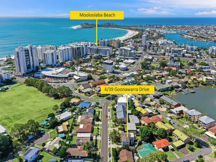 Main view of Homely unit listing, 4/39 Goonawarra Drive, Mooloolaba QLD 4557