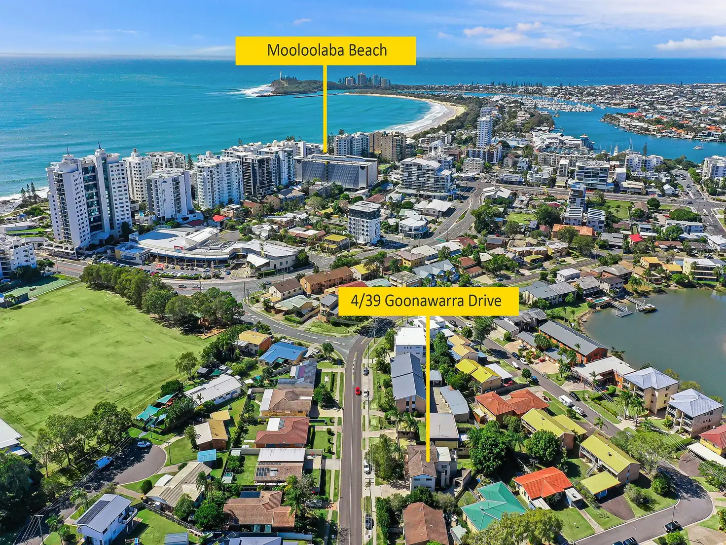 Main view of Homely unit listing, 4/39 Goonawarra Drive, Mooloolaba QLD 4557