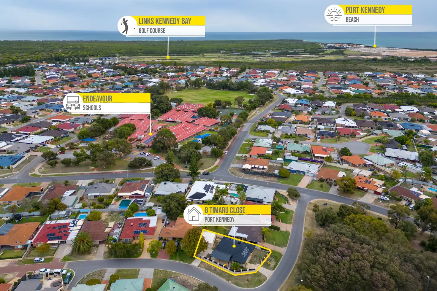 Main view of Homely house listing, 8 Timaru Close, Port Kennedy WA 6172