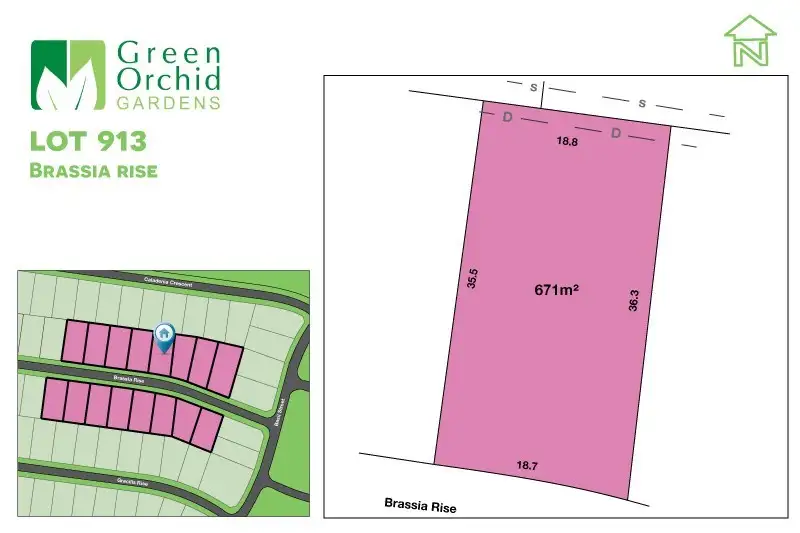 Main view of Homely land listing, Lot 913 Brassia Rise, Worrigee NSW 2540