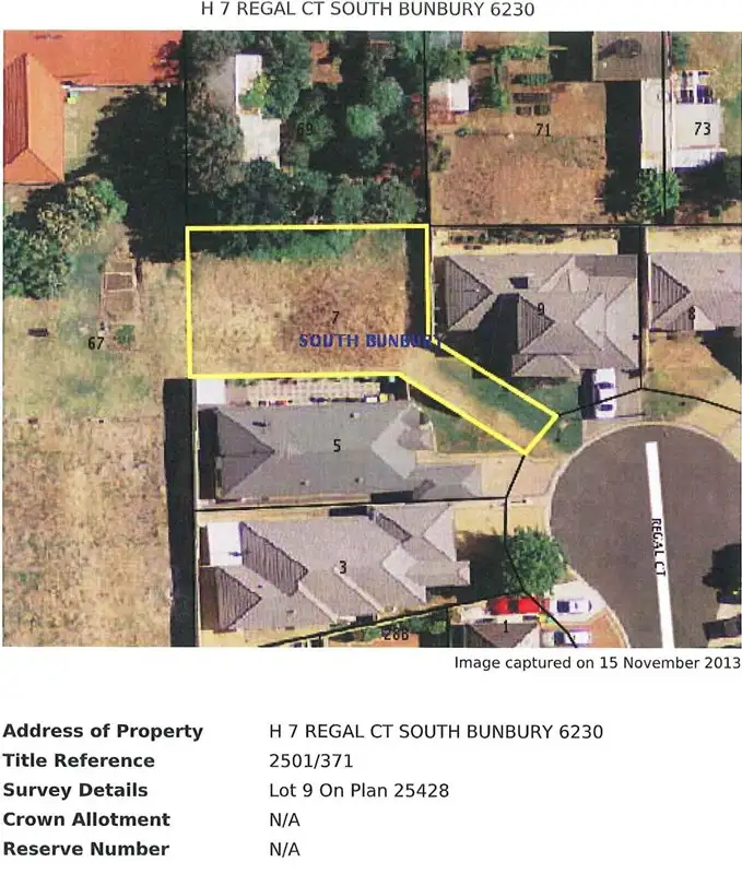 Third view of Homely land listing, 7 Regal Court, South Bunbury WA 6230