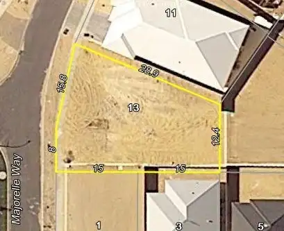 Main view of Homely land listing, 13 Majorelle Way, Eglinton WA 6034