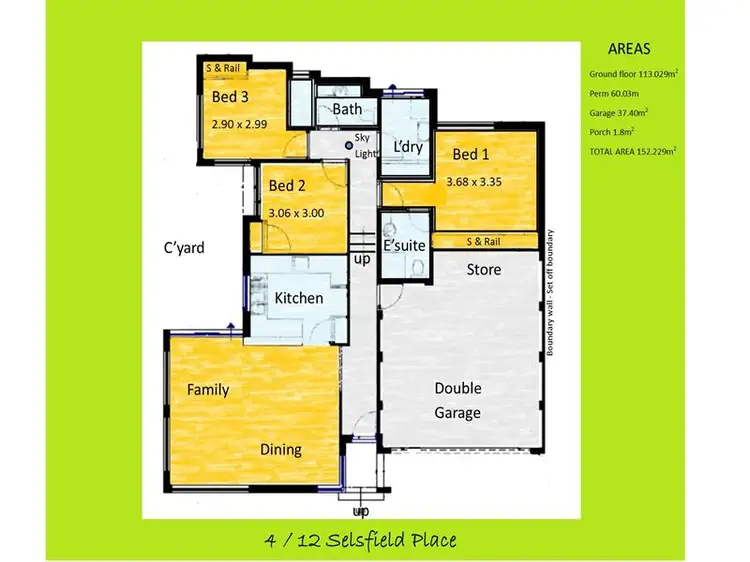 Second view of Homely villa listing, 4/12 Selsfield Place, Balga WA 6061