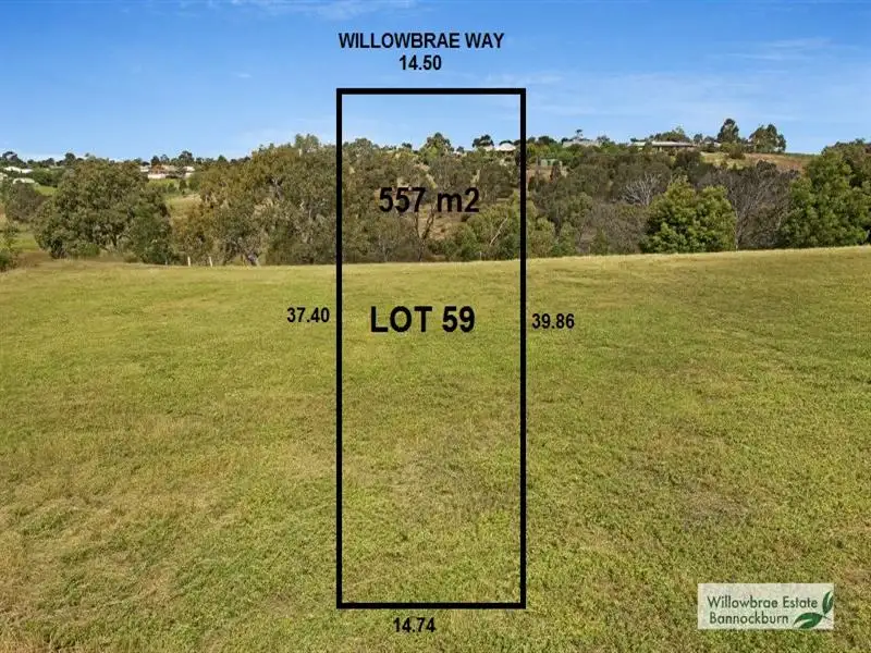 Main view of Homely land listing, Lot 59 Willowbrae Way, Bannockburn VIC 3331