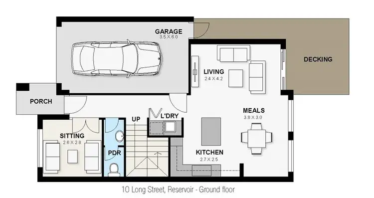 Fourth view of Homely townhouse listing, 8 Long Street, Reservoir VIC 3073