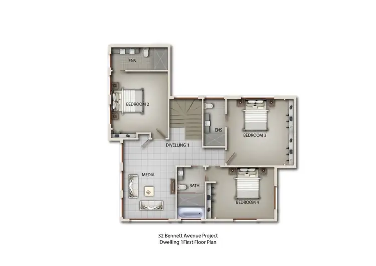 Third view of Homely townhouse listing, 1and2/32 Bennett Avenue, Mount Waverley VIC 3149