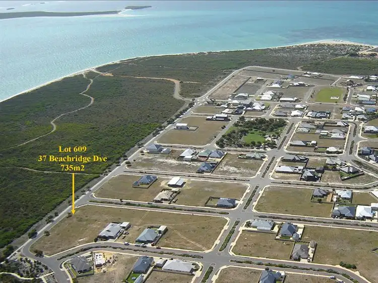 Lot 609, 37 Beachridge Drive, Jurien Bay WA 6516
