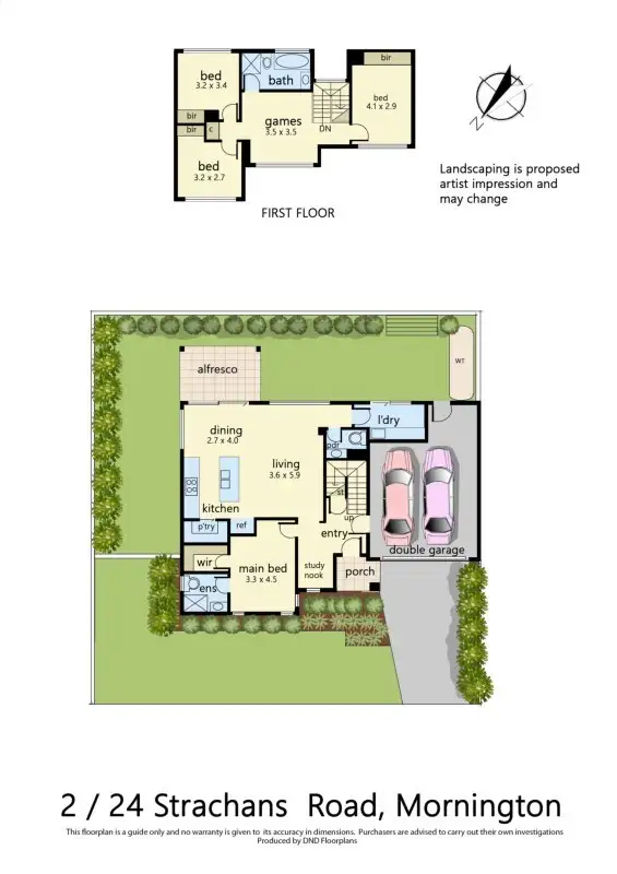 Fifth view of Homely house listing, 2/24 Raglan Street (AKA 2/24 Strachans Rd), Mornington VIC 3931