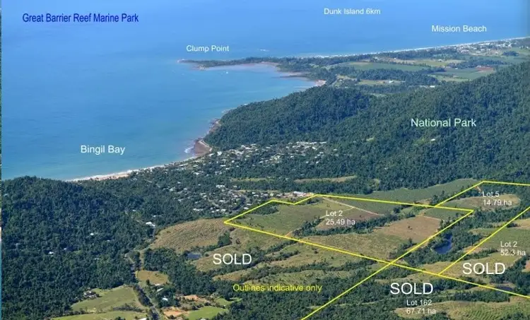 Main view of Homely rural property listing, Lots 2 and 5 Bingil Bay Road, Bingil Bay QLD 4852