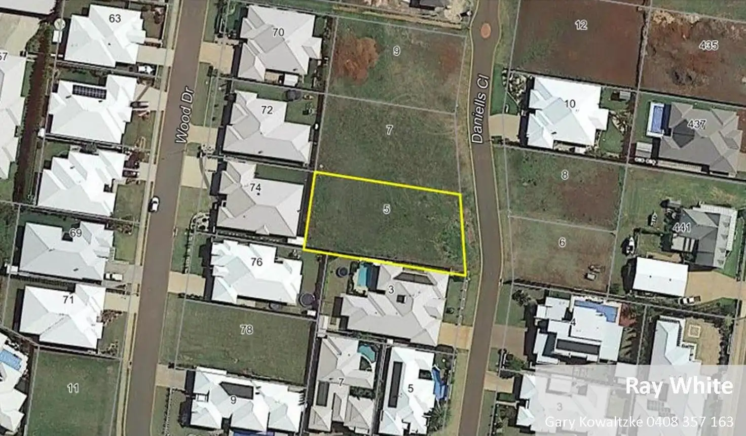 Main view of Homely land listing, 5 Daniells Close, Middle Ridge QLD 4350