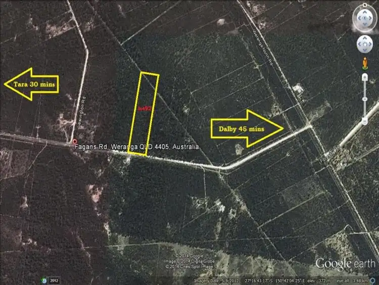 Fifth view of Homely land listing, Lot 92 Fagans Road, Weranga QLD 4405
