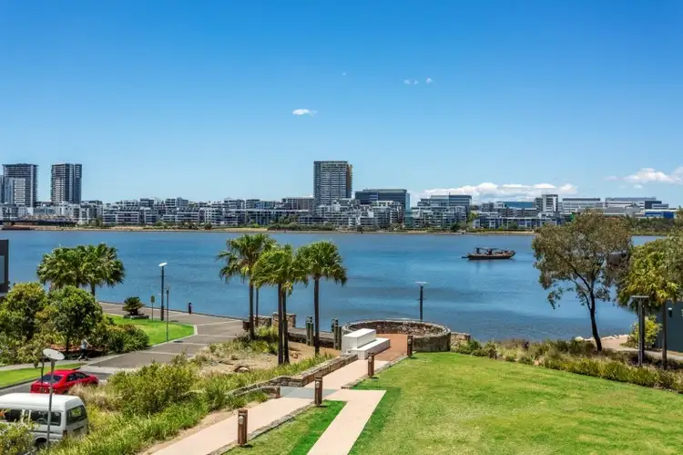 Main view of Homely apartment listing, 215/3 Amalfi Drive, Wentworth Point NSW 2127