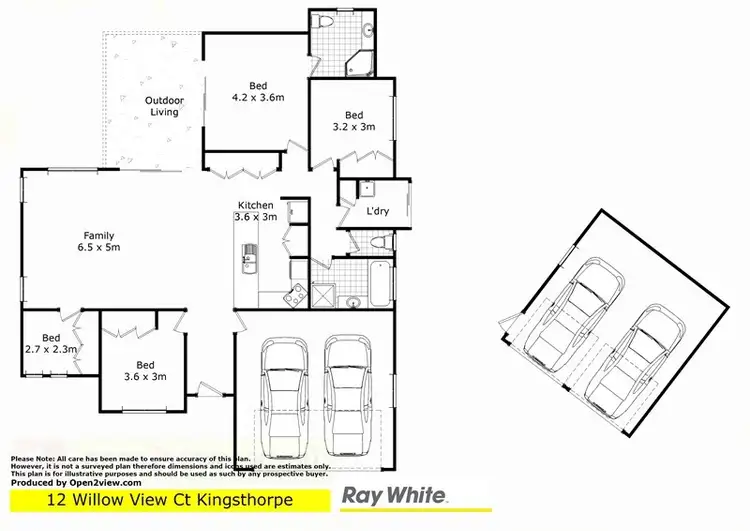Second view of Homely house listing, 12 Willow View Court, Kingsthorpe QLD 4400
