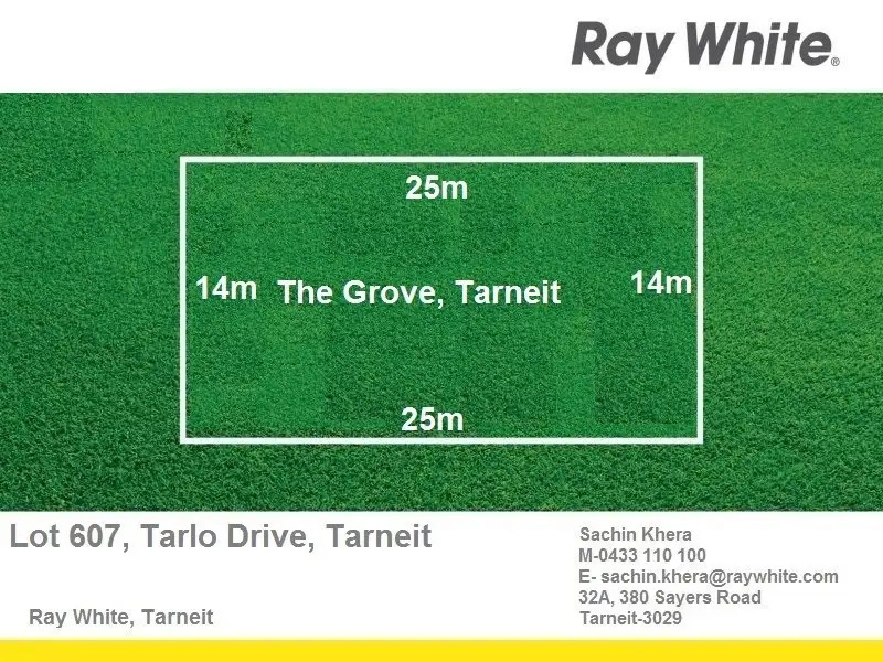 Main view of Homely land listing, LOT 607 Tarlo Drive, Tarneit VIC 3029