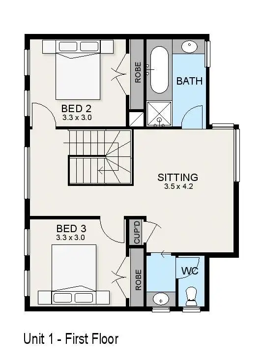 Third view of Homely unit listing, 3/1 Falconer Road, Boronia VIC 3155