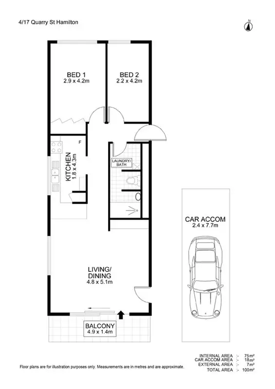 Sixth view of Homely unit listing, 4/17 Quarry Street, Hamilton QLD 4007