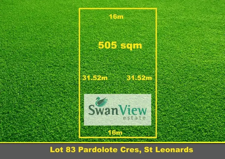 Main view of Homely land listing, Lot 83 Pardolote Crescent, St Leonards VIC 3223