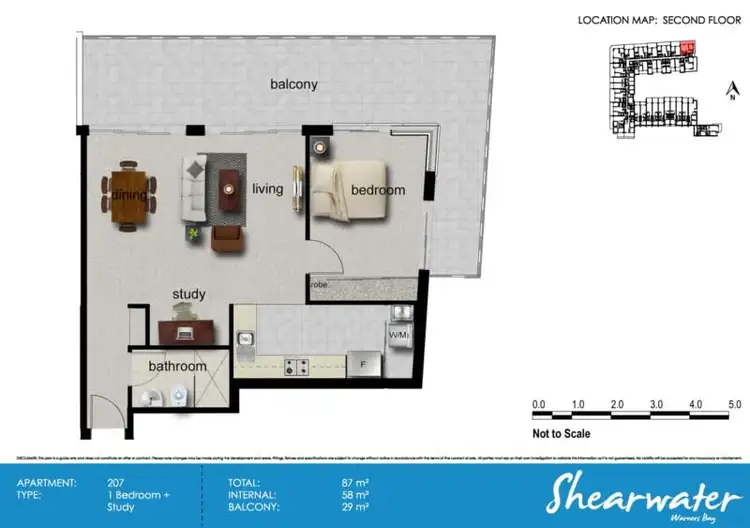Second view of Homely apartment listing, Apt 207/6 King Street, Warners Bay NSW 2282