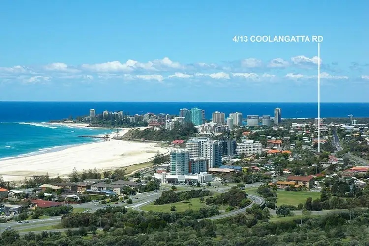 Third view of Homely apartment listing, 4/13 Coolangatta Road, Kirra QLD 4225