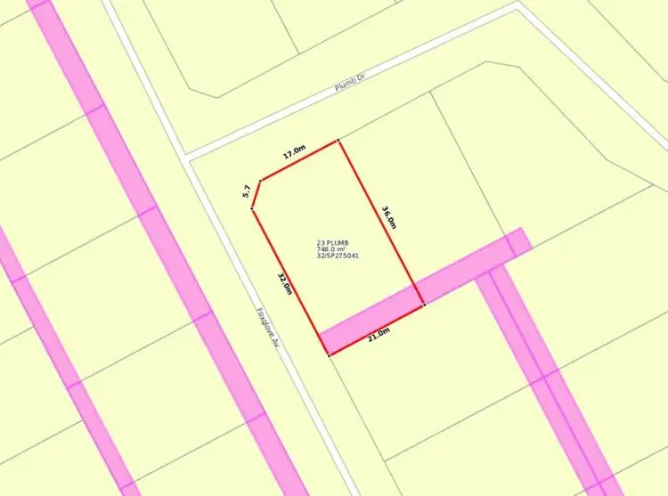 Main view of Homely land listing, 23 (Lot 32) Plumb Drive, Norman Gardens QLD 4701