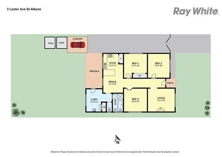Second view of Homely house listing, 3 Lester Avenue, St Albans VIC 3021