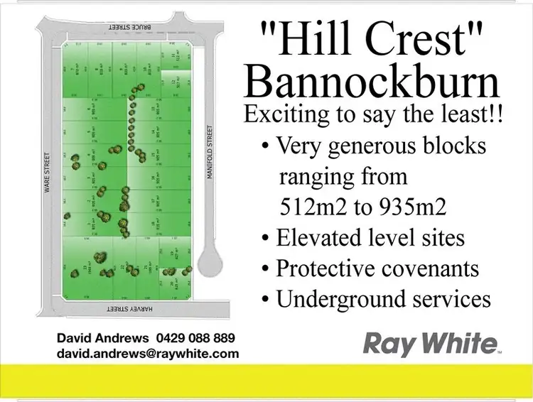 Main view of Homely land listing, Lot 16 Hill Crest Estate, Bannockburn VIC 3331