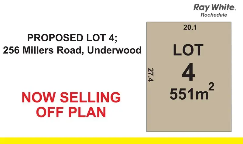 Main view of Homely land listing, Proposed Lot 4 256 Millers Road, Underwood QLD 4119