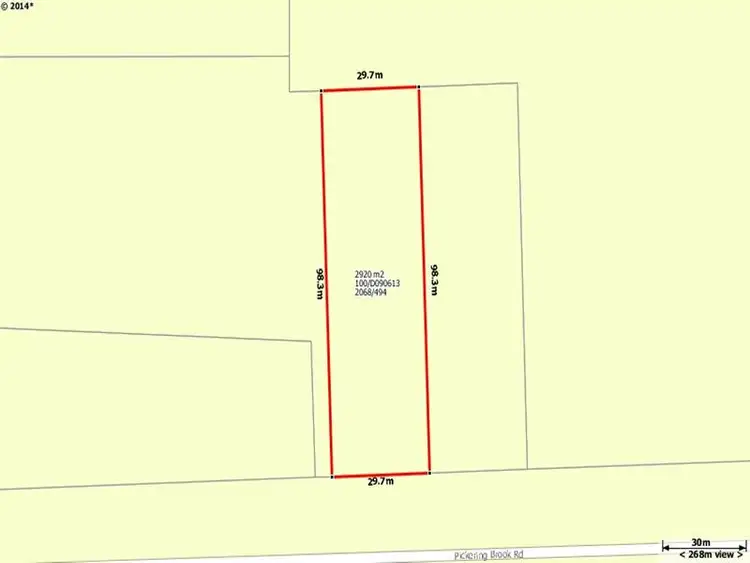 Main view of Homely land listing, 99 Pickering Brook Road, Pickering Brook WA 6076