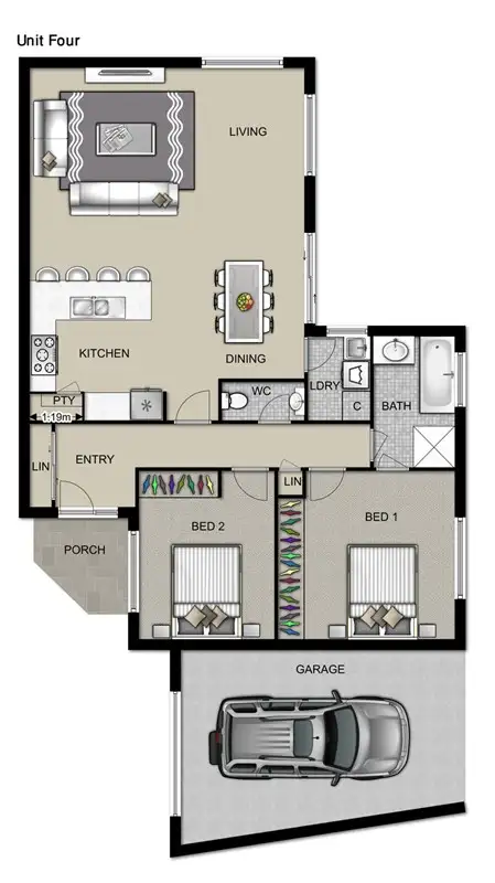 Fifth view of Homely townhouse listing, 2/10 Essex Court, Bayswater VIC 3153