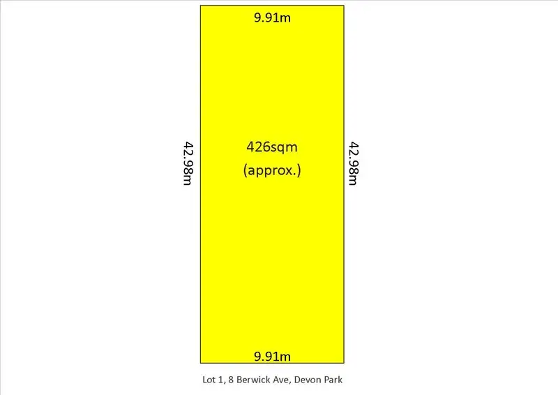Main view of Homely land listing, Lot 1, 8 Berwick Avenue, Devon Park SA 5008