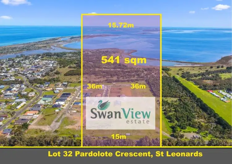 Main view of Homely land listing, Lot 32 Pardolote Crescent, St Leonards VIC 3223