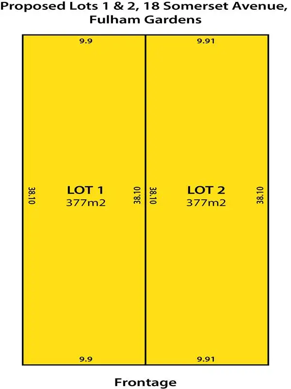 Lots 1 and 2/18 Somerset Avenue, Fulham Gardens SA 5024