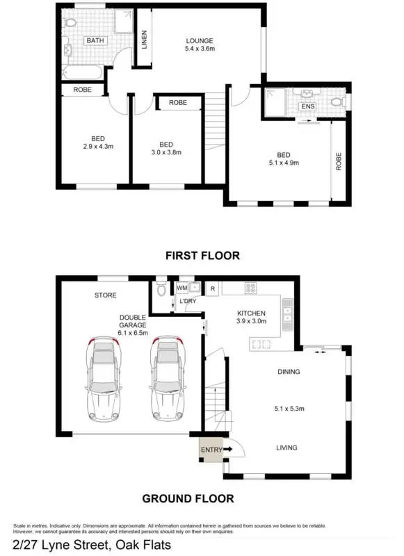 Main view of Homely townhouse listing, 2/27 Lyne Street, Oak Flats NSW 2529