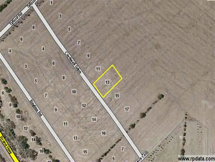 Second view of Homely land listing, 13 Cardwell Gardens, Dongara WA 6525