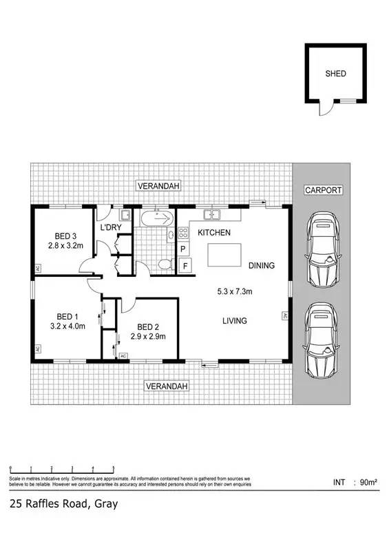 Second view of Homely house listing, 25 Raffles Road, Gray NT 830