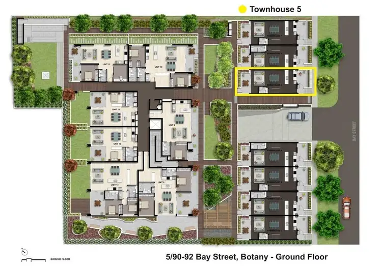 Fifth view of Homely townhouse listing, 5/90 Bay Street, Botany NSW 2019