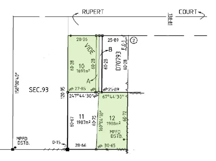 Third view of Homely land listing, Lot 10 and 12 Rupert Court, Lyrup SA 5343