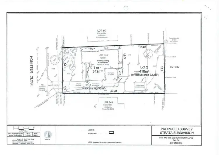 Second view of Homely land listing, 29A Honister Close, Balga WA 6061