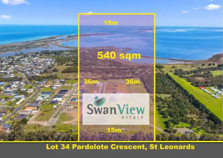 Main view of Homely land listing, Lot 34 Pardolote Crescent, St Leonards VIC 3223