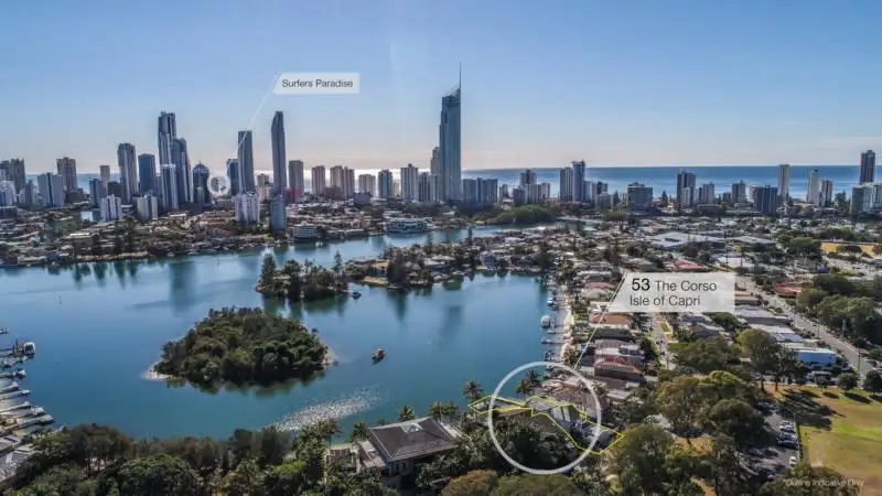 Main view of Homely house listing, 53 The Corso, Isle Of Capri QLD 4217