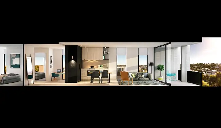 Third view of Homely apartment listing, 701/80 Galada Avenue, Parkville VIC 3052