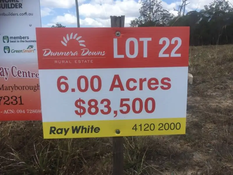 Main view of Homely land listing, Lot 22 Wallum Froglet Court, Dunmora QLD 4650